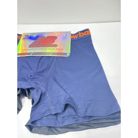 Mens New Balance Boxers Briefs 2 Pack Performance Complex Waistband, Small, New - Picture 3 of 8